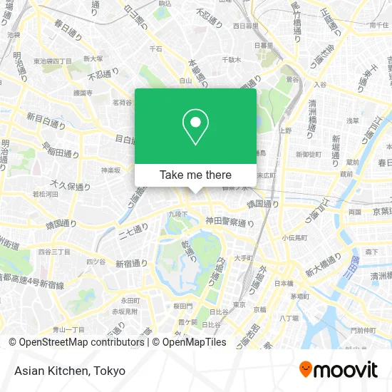 Asian Kitchen map