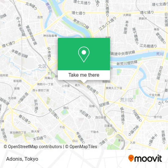 Adonis map