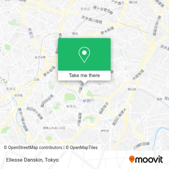 Ellesse Danskin map