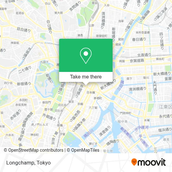 Longchamp map