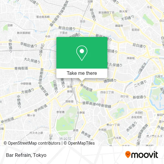 Bar Refrain map