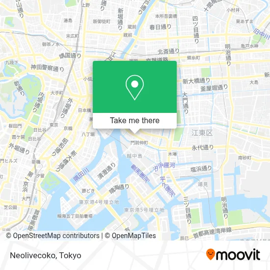 Neolivecoko map