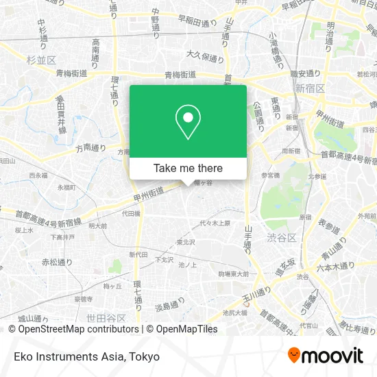 Eko Instruments Asia map