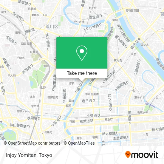 Injoy Yomitan map