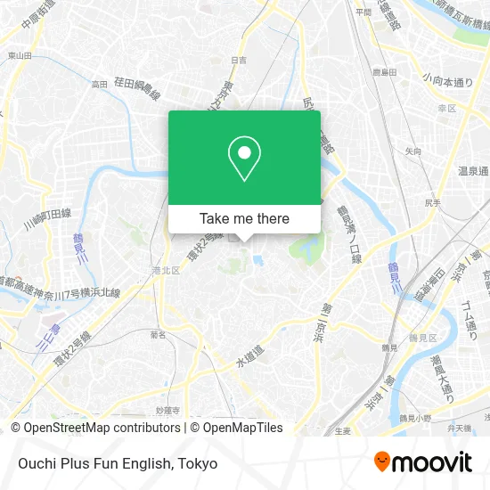 Ouchi Plus Fun English map