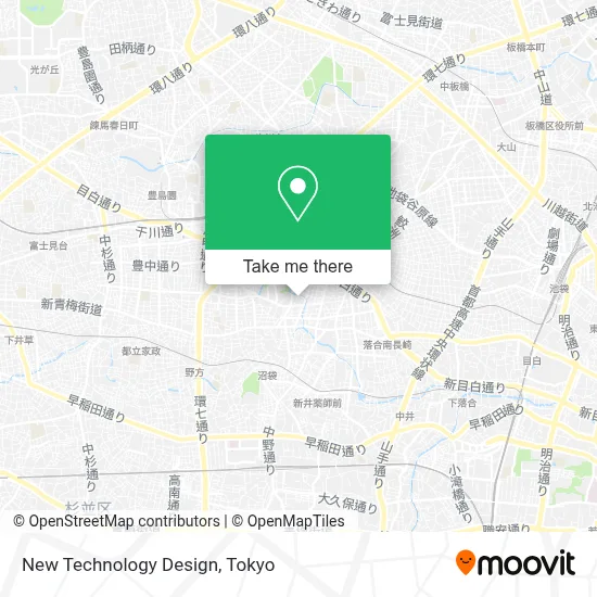New Technology Design map