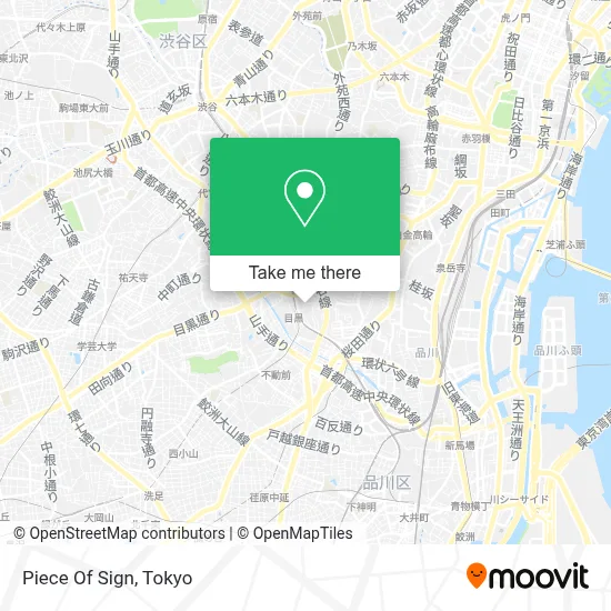 Piece Of Sign map