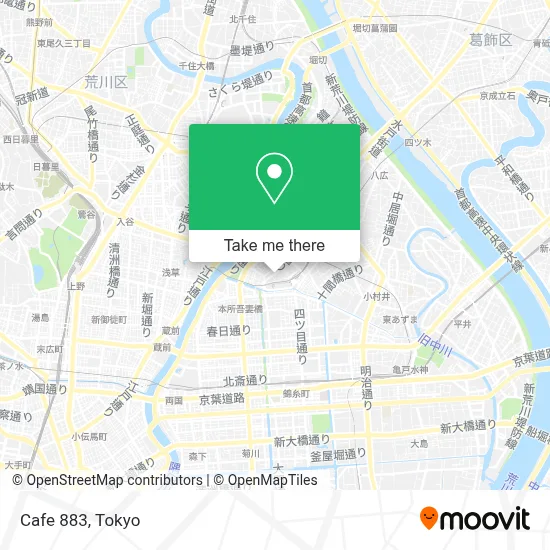 Cafe 883 map