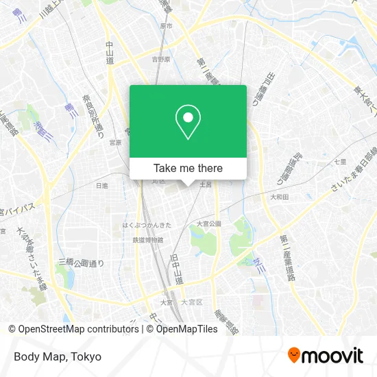 Body Map map