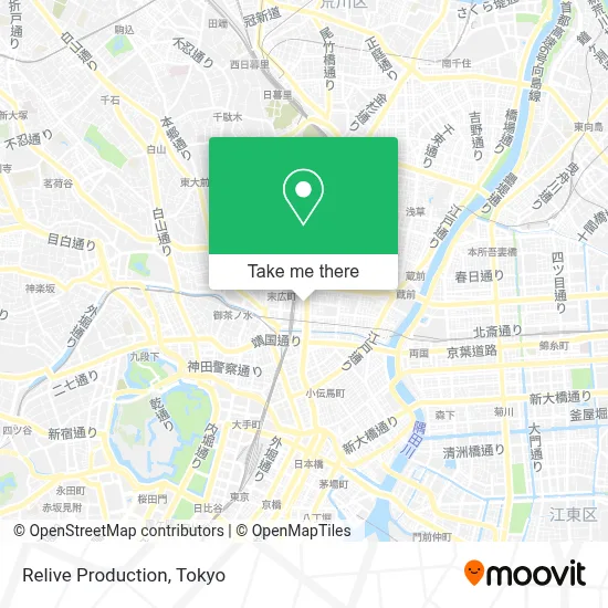 Relive Production map