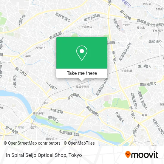 In Spiral Seijo Optical Shop map
