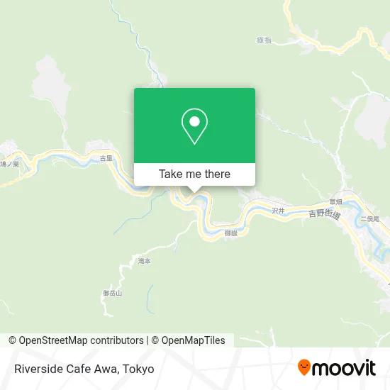 Riverside Cafe Awa map