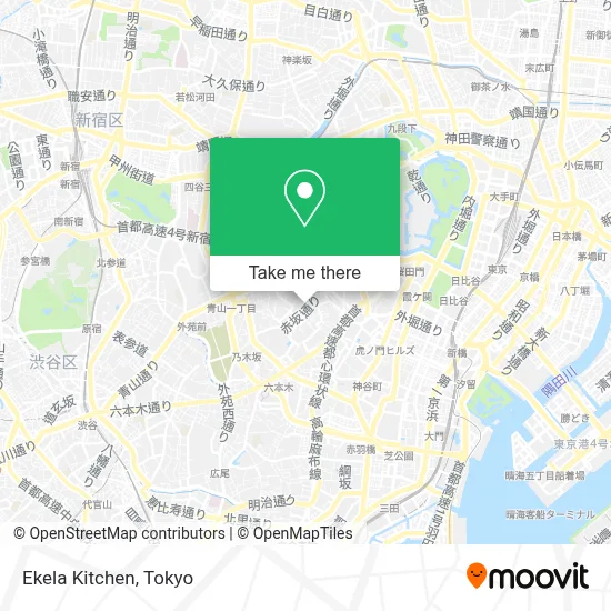 Ekela Kitchen map