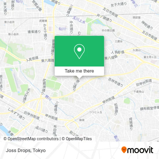 Joss Drops map