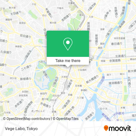 Vege Labo map