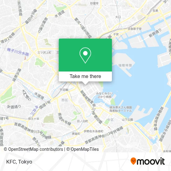 KFC map