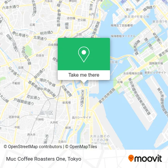 Muc Coffee Roasters One map