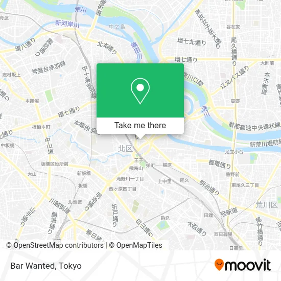 Bar Wanted map