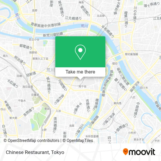 Chinese Restaurant map