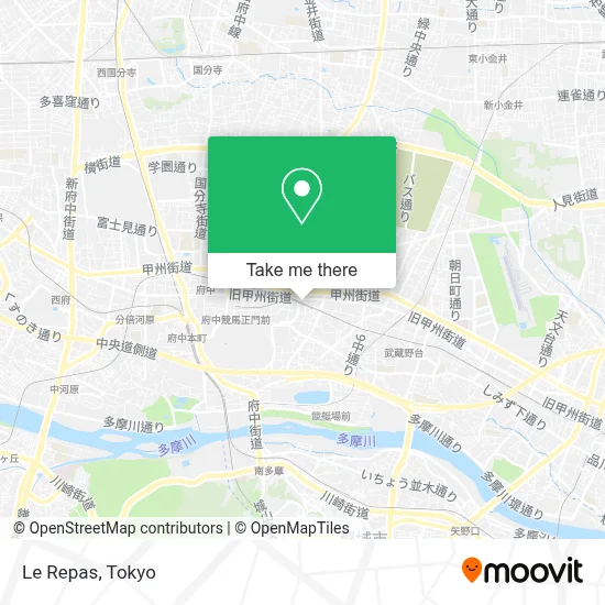 Le Repas map