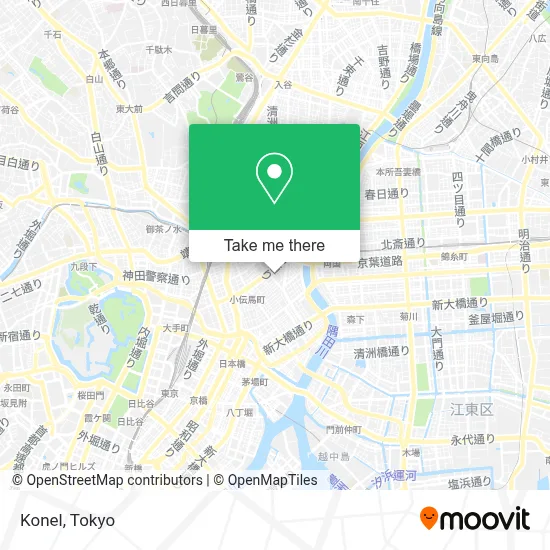 Konel map