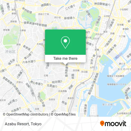 Azabu Resort map