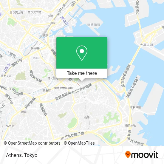 Athens map