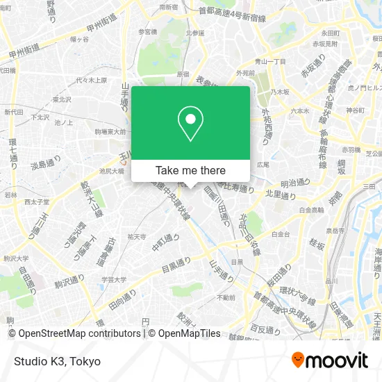 Studio K3 map