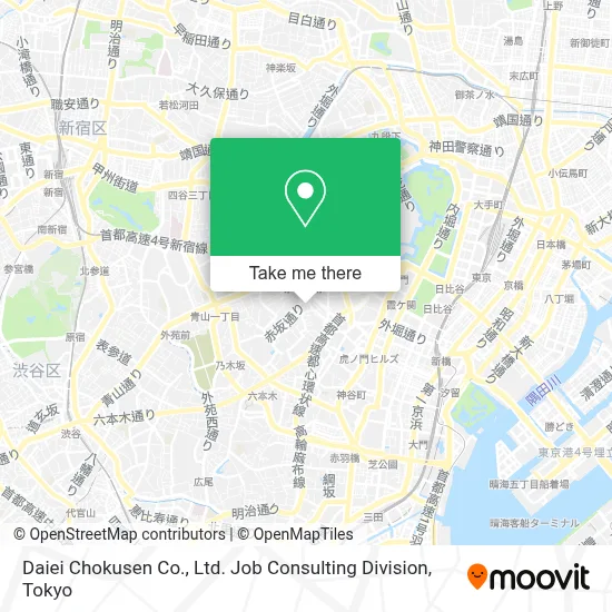 Daiei Chokusen Co., Ltd. Job Consulting Division map