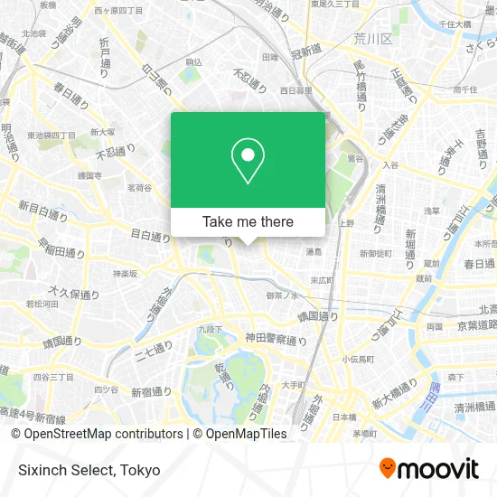 Sixinch Select map