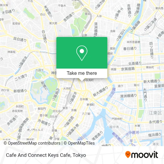 Cafe And Connect Keys Cafe map