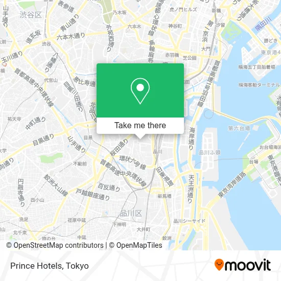 Prince Hotels map