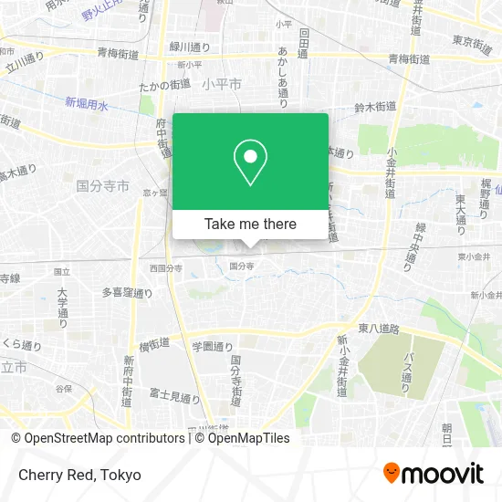 Cherry Red map