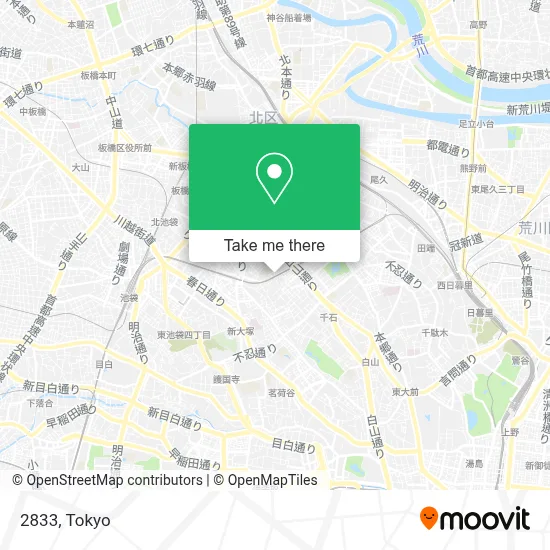 2833 map