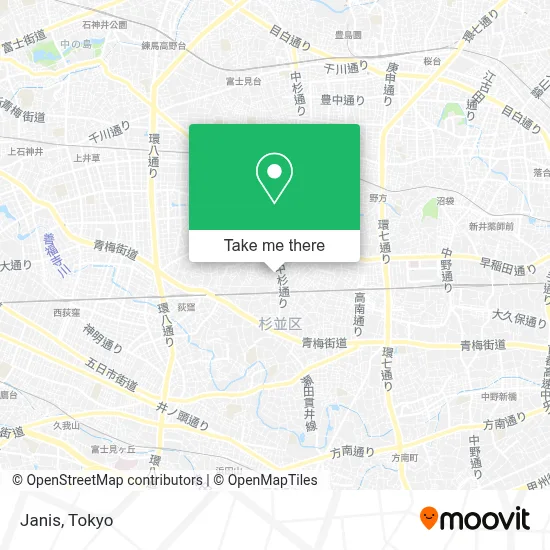 Janis map