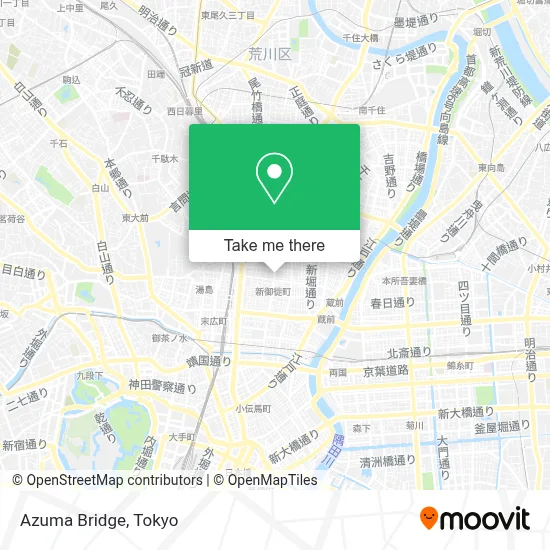 Azuma Bridge map