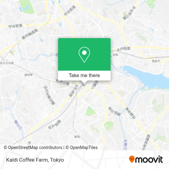 Kaldi Coffee Farm map