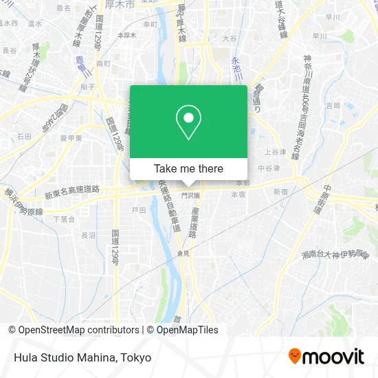 Hula Studio Mahina map