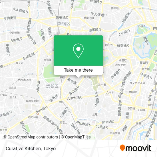 Curative Kitchen map
