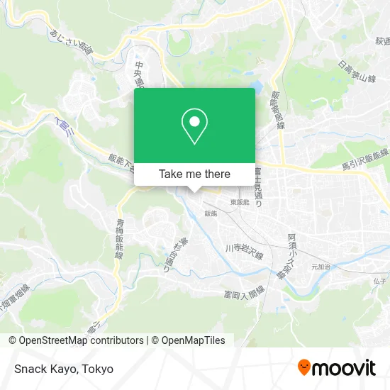 Snack Kayo map