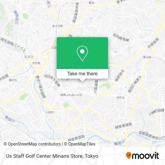 Us Staff Golf Center Minami Store map