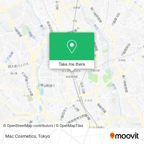 Mac Cosmetics map