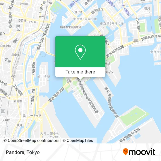 Pandora map