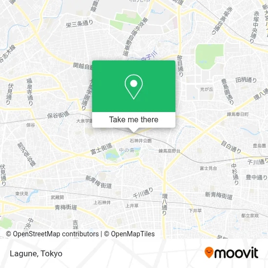 Lagune map