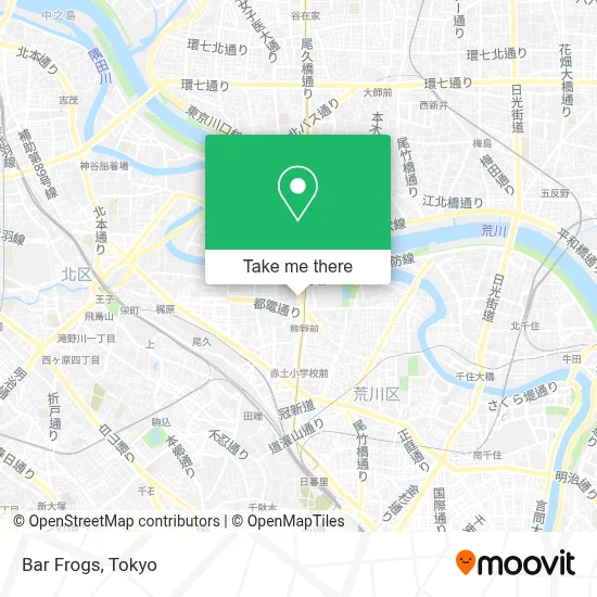 Bar Frogs map