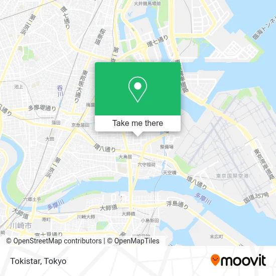 Tokistar map