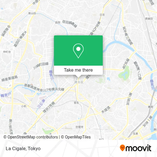 La Cigale map