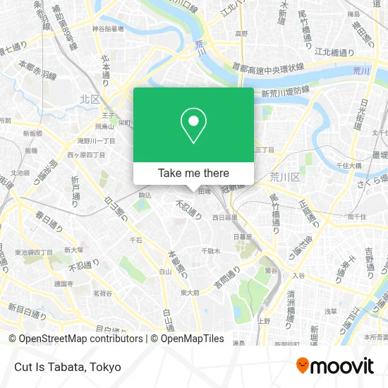 Cut Is Tabata map