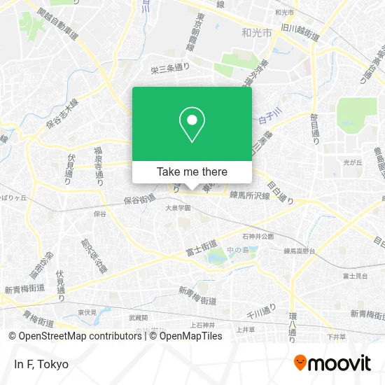 In F map