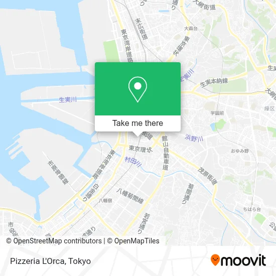 Pizzeria L'Orca map